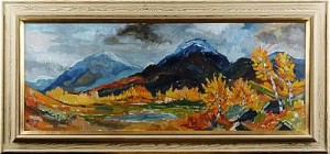 Fjällandskap by Gustav BÖRTNER