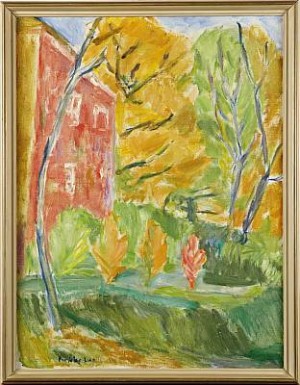 Hus I Park by Pirkko LANTTO - auction artwork with signature