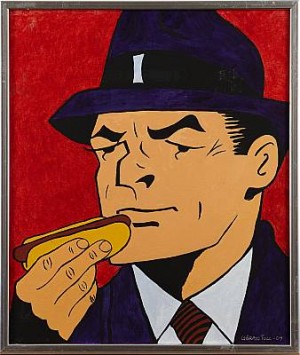 Dick Tracey by Göran TULL - auction artwork with signature