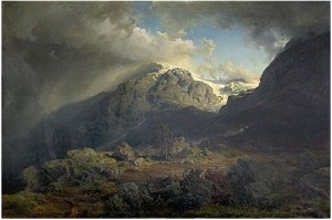 Norskt Landskap by Hans Fredrik GUDE
