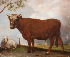 Le Taureau by Paulus POTTER - auction artwork with signature