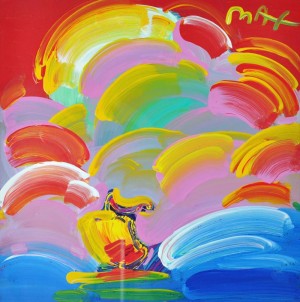 Sailing At Sunset by Peter MAX