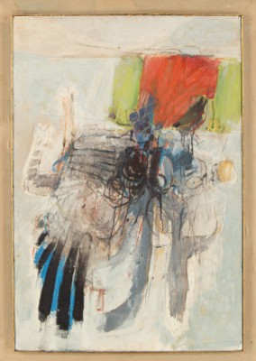 Composition by Poul SKELBYE - auction artwork with signature