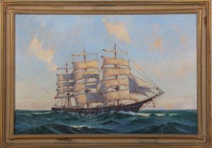 A Quiet Sea by Ray WILLIAMS - auction artwork with signature