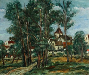 A Church In Fleury-la-rivière by Isaac PAILES