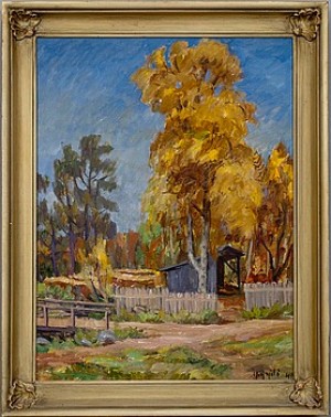 Höstbjörkar by Yrjö YRJÖLÄ - auction artwork with signature