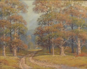 Early Autumn by Ernest T. FREDERICKS - auction artwork with signature