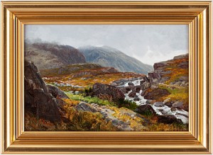 Fjällbäck by Edwin Alfred PETTITT - auction artwork with signature