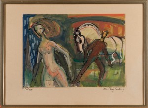Friaren by Alv FRØYDARLUND - auction artwork with signature