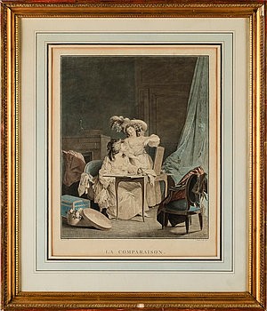 Efter Niclas Lafrensen D.y. by Francois JANINET - auction artwork with signature