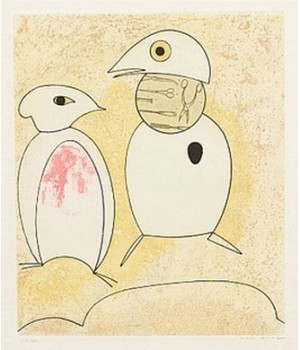 The Complete Set Comprising 8 Colour Etchings With Collage, Printed On Japan by Max ERNST
