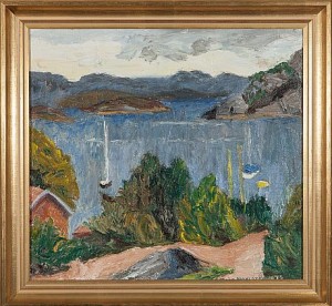 Skärgårdsmotiv by Maja (Anna Maria) NORRGREN - auction artwork with signature