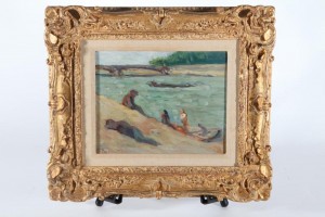 Bord De Riviere by Maximilien LUCE