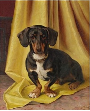 Tax Mot Gult Draperi by Johan Von HOLST