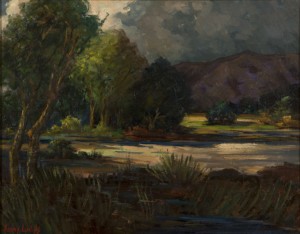 After The Storm by Henry LOVINS - auction artwork with signature