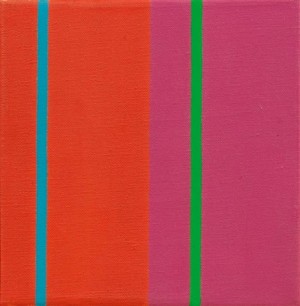 Zwei Gleiche Flächen Akzentuiert Durch Linien by Richard Paul LOHSE