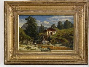 Landskap Med Kvarnbyggnad by Rudolf RIBARZ - auction artwork with signature