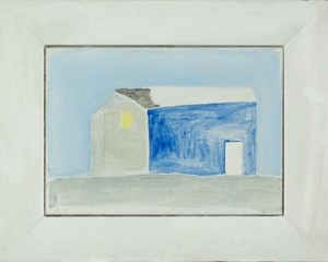 Blått Hus by Hanne BORCHGREVINK - auction artwork with signature
