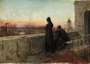 Sonnenuntergangsstimmung by Abram Efimovich ARKHIPOV