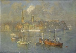 Utsikt över Gamla Stan Från Söder - Stockholm by Gunnar LAMPA