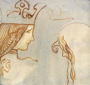 Kungen Och Flickan by John BAUER