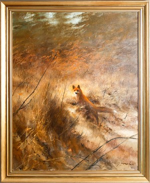 Räv I Landskap by Pieter Daniel DIK