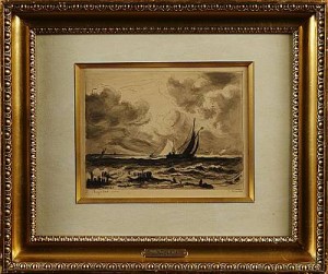 Båtar Till Havs by Wilhelm Ferdinand XYLANDER - auction artwork with signature