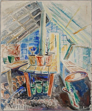 Växthus by Bengt HAMRÉN - auction artwork with signature