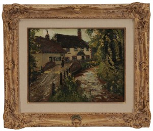 Early Morning, Littleham Village, Near Exmouth by Richard Hayley LEVER