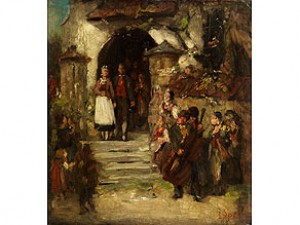 Die Fränkische Hochzeit by Johann SPERL