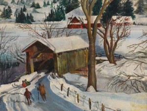 Winter Afternoon by Jeanne WILSON - auction artwork with signature