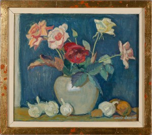 Rosor I Vas by Jocke ÅKERBLOM - auction artwork with signature