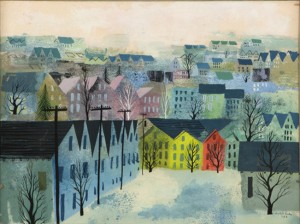Suburban Cityscape by Eyvind EARLE