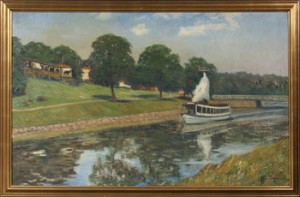 Djurgårdskanalen by Ragnar SWAHN