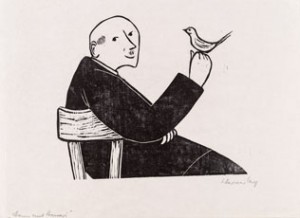 Mann Mit Kanari by Werner BERG