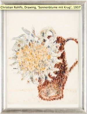 Sonnenblume Mit Krug by Christian ROHLFS