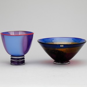 Skålar 2 St, Glas by Helena GIBSON