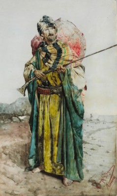 Arabischer Krieger by Giuseppe SIGNORINI