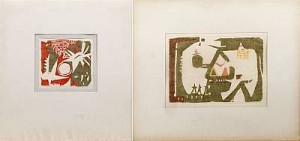(2) Indien, Två Fåglar by Randi FISHER