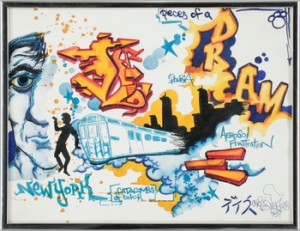City Of Dreams by Christopher Ellis DAZE - auction artwork with signature