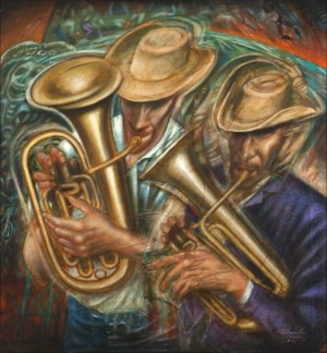 Musicos Ambulantes (street Musicians) by Alejandro ROMERO