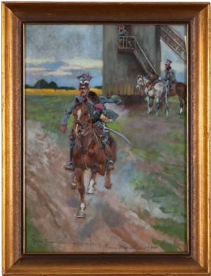 Riding Soldier by Jerzy KOSSAK