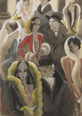 Straßenszene by Dörte Clara ‘Dodo’ WOLFF