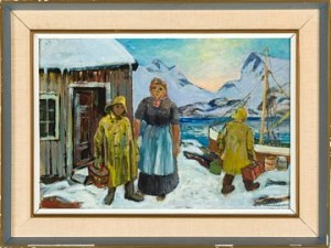 Skårungen by Ola ABRAHAMSSON - auction artwork with signature