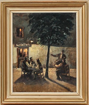 Figurscen I Gatumiljö by Arturo FINAZZER - auction artwork with signature