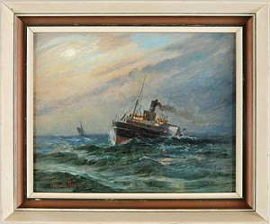 ångfartyg Till Havs by Valfrid NELSON