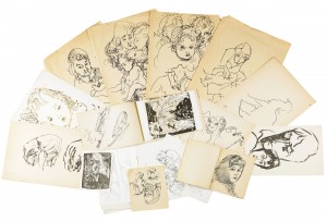 Collection, A Folder Containing 21 Drawings by Anatolii Timofeevich ‘Az’ ZVEREV