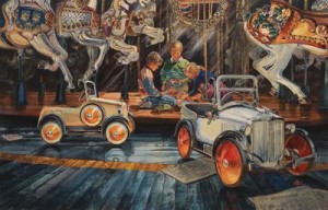 Park And Ride by John Francis MARSH - auction artwork with signature