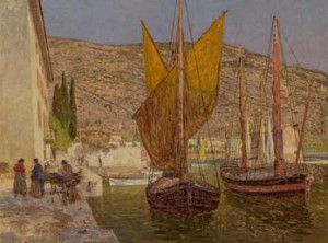 Im Hafen Von Torbole by Stefan SIMONY