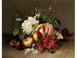 Stilleben Mit Blumen Und Früchten by Jean Baptiste ROBIE